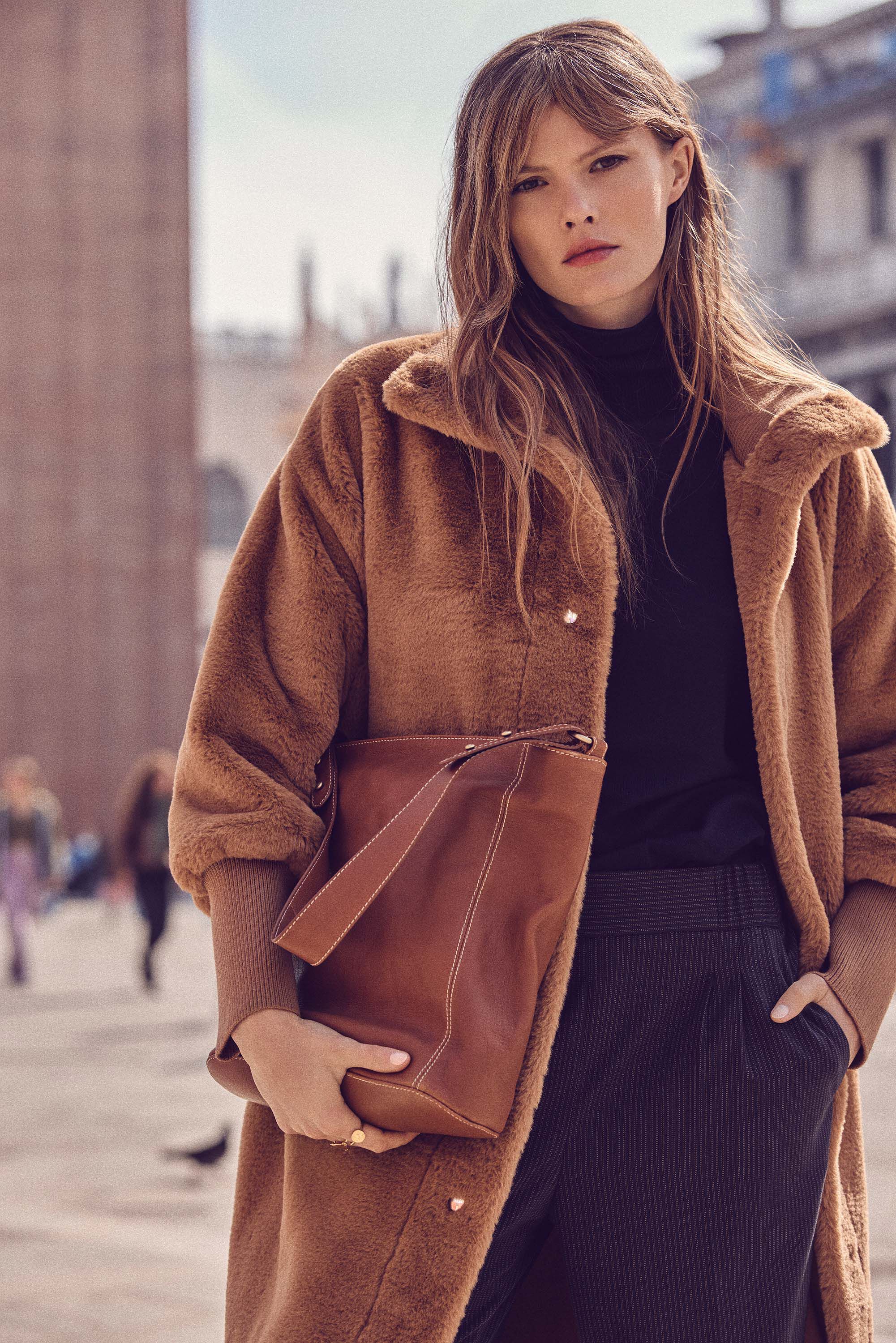 manteau camel maison 123