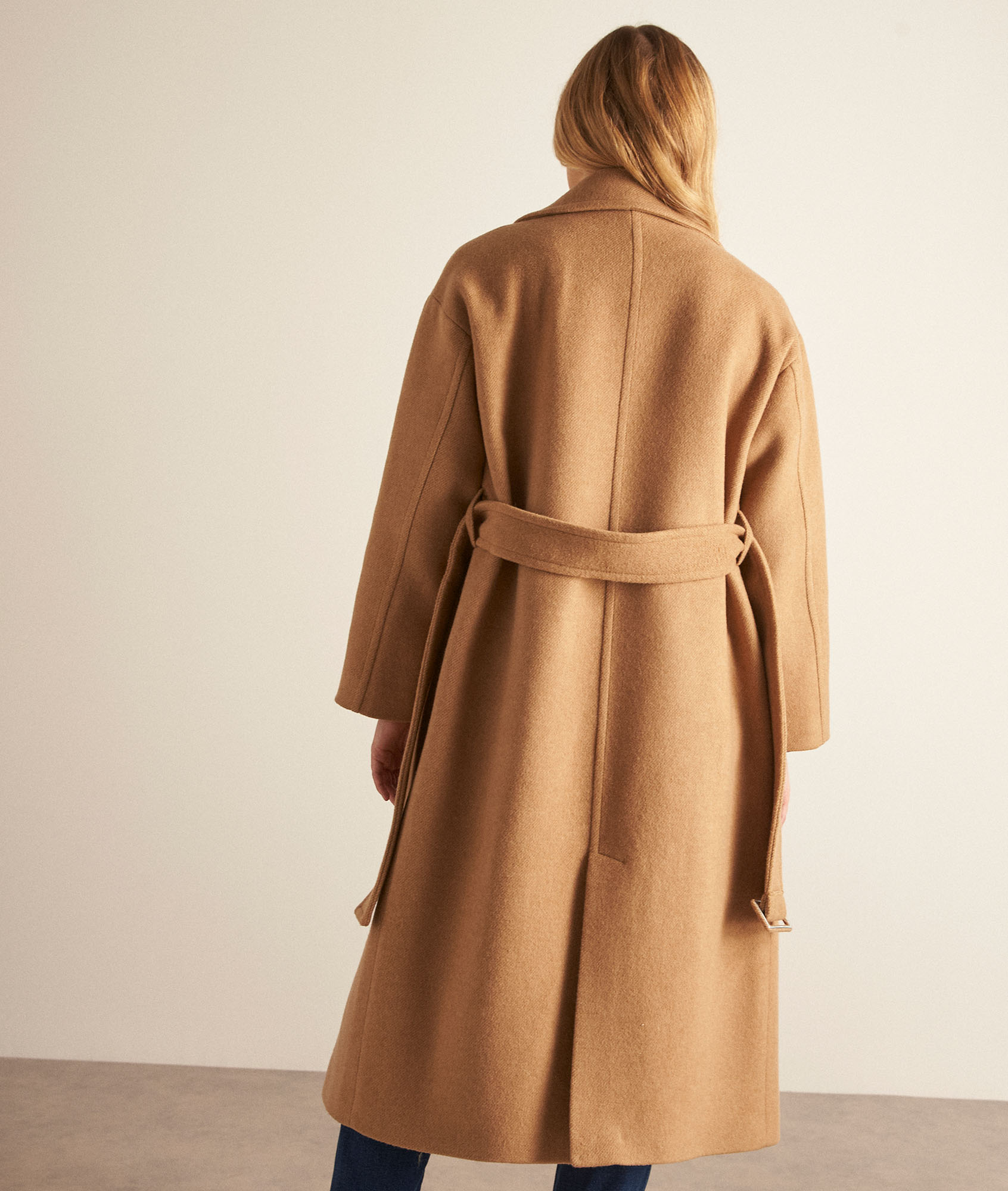 manteau camel maison 123